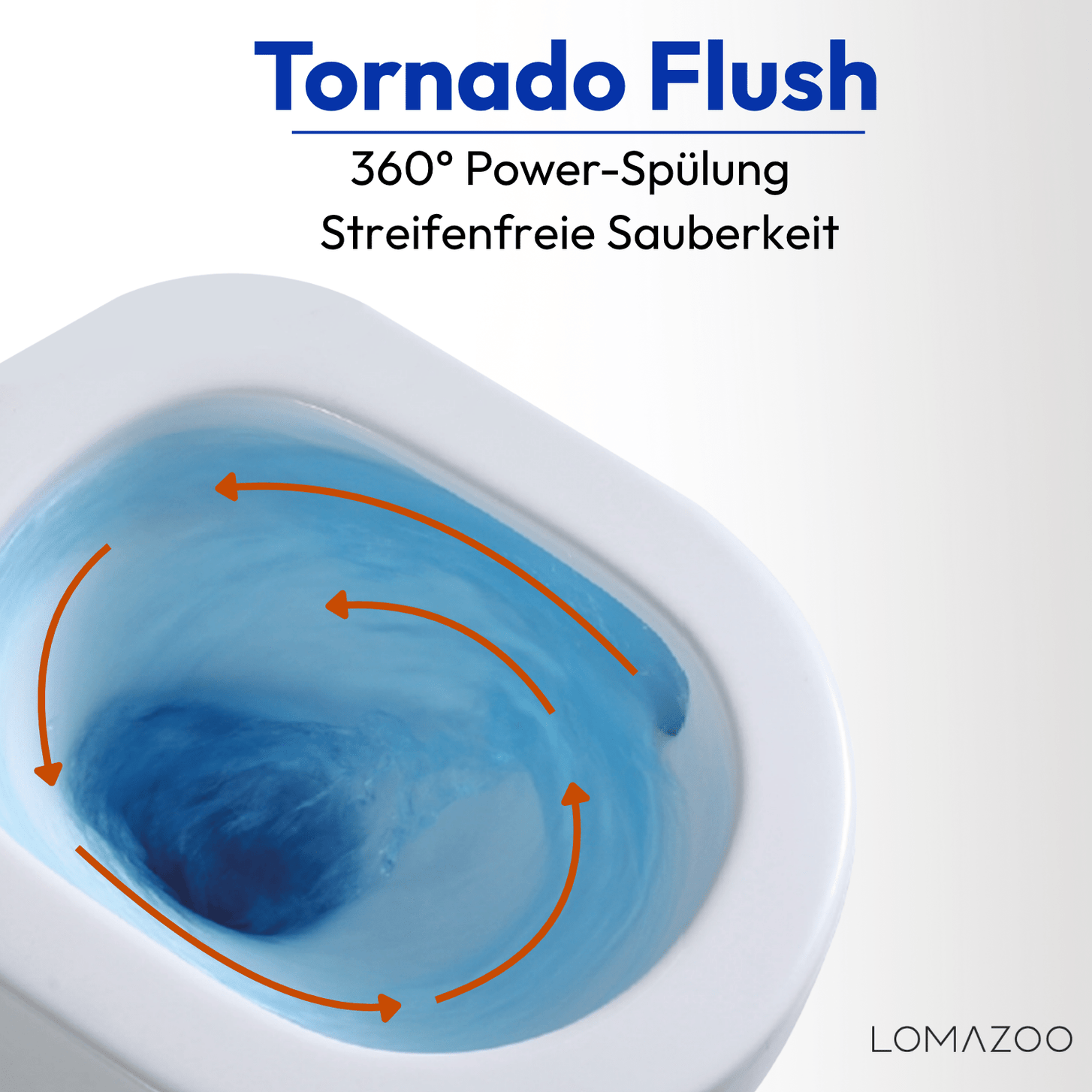 LINEA Hangend Toilet - Wit - Rond - lomazoo.com