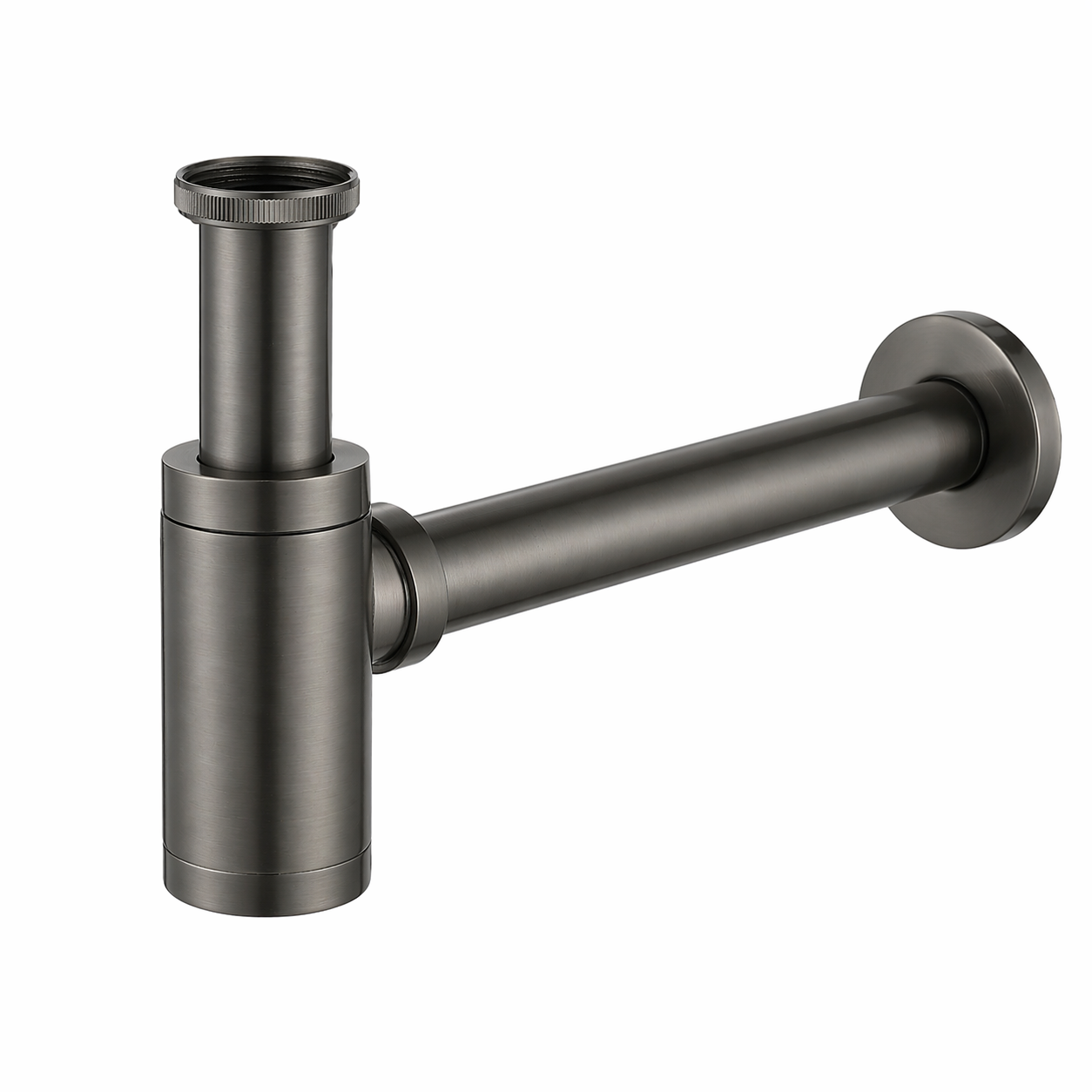 Waschbecken-Siphon 44 mm – Gun Metal